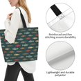 thumbnail image 3 of Bingfone Sac Fourre-Tout en Toile pour Femmes avec Poche Intérieure Esthétique Mignon Sacs de Courses Réutilisables, 3 of 8
