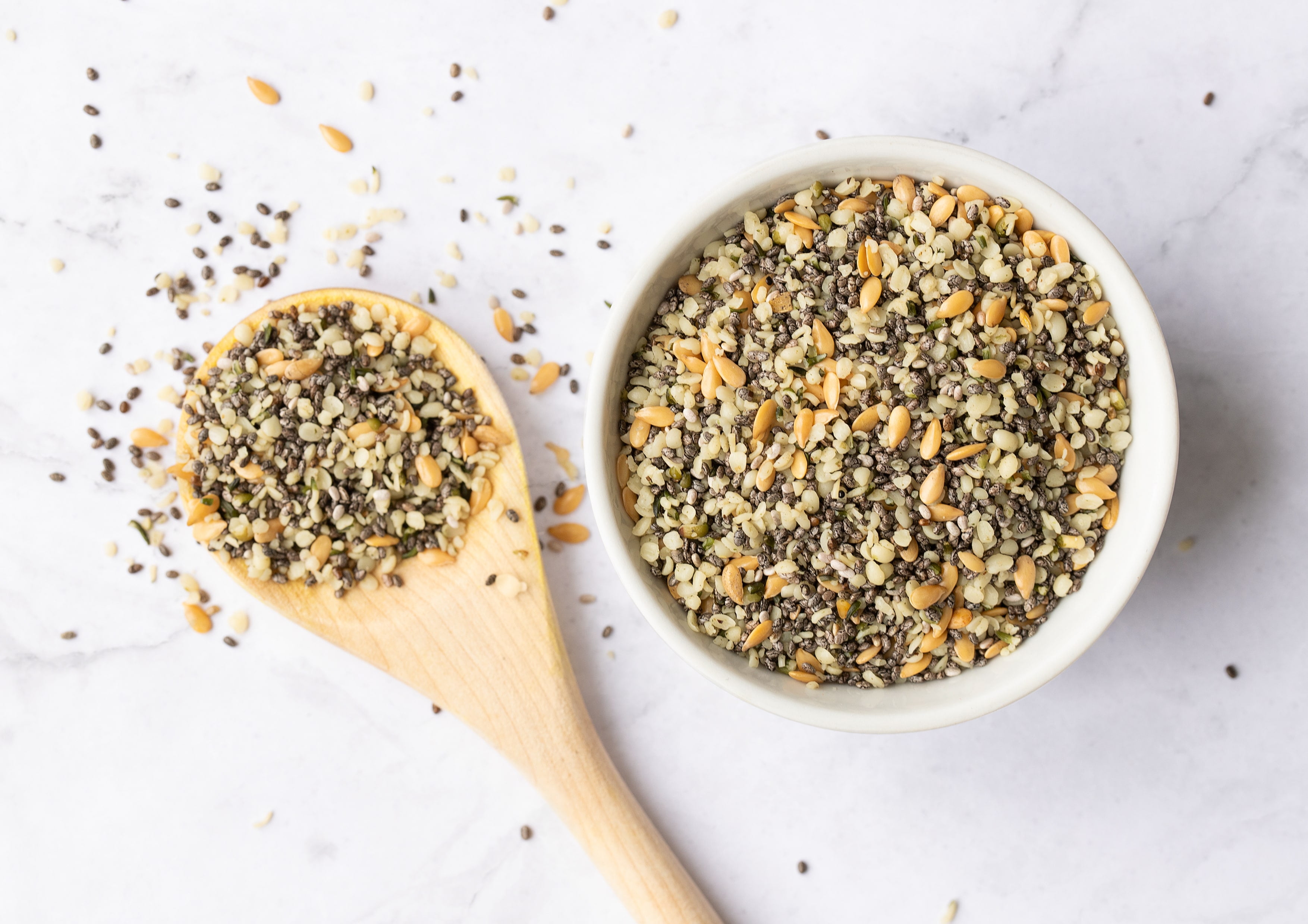 Food to Live Organic Chia, Flax, and Hemp Seeds Mix, 10 Pounds - Non-GMO Blend - by Food to Live