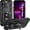 Black, variant on Sumao for iPhone 14 pro Case with Ring, Grade Shockproof Liquid Silicone Slim Phone Case-Purple black