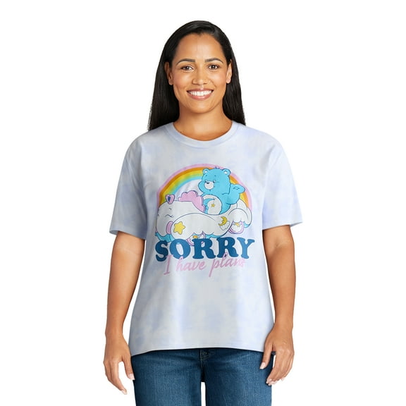 Care Bears Women’s Graphic Tee with Short Sleeves, Sizes XXS-XXL