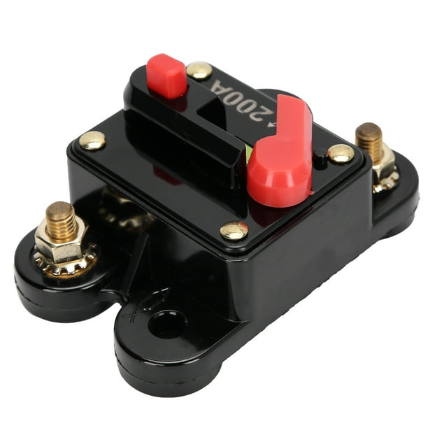 DC Circuit Breaker,12‑24V DC Circuit Breaker Fuse Inverter Audio Fuse