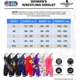 thumbnail image 7 of Exxact Sports Sublimated Women’s Wrestling Singlet - High-Cut, Full-Coverage Powerlifting Singlet Women for Competition (Pink, AL), 7 of 7