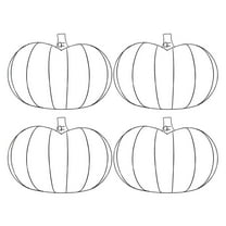 Pumpkin Wreath,4pcs Autumn Pumpkin Shaped Metal Wreath Form Thanksgiving Wire Floral Frame Halloween 3d Pumpkin Wreath Indoor Outdoor Garden Porch Kitchen Diy Craft Decorations (11.4*9.8 Inches)