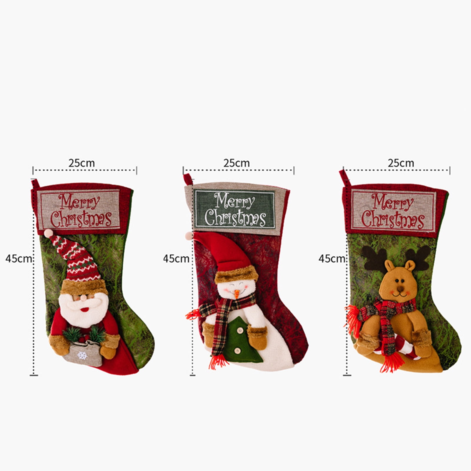 Christmas Stockings Ladies Stocking Funny Socks 2023 Cartoon Santa Claus  Elk Stockings Kawai Girls Christmas Gift
