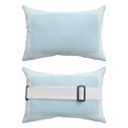 thumbnail image 2 of Pack of 4 Outdoor Lumbar Pillow Covers 11x16 Inch, Aqua Geometric Waterproof Throw Pillow Covers Set, White Greek Key Design Abstract Modern Art Decorative Cushion Cases for Patio Porch Car, 2 of 7