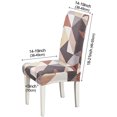 thumbnail image 4 of Housse de Chaise Élastique Dossier Haut Imprimé Housse de Protection pour Chaise, 4 of 7