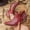 Red, variant on Crunowin Women's Ankle Boots, Embroidered Chunky Mid Heel Fall Trendy Shoes Coffee 9