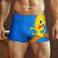 thumbnail image 2 of Looney Tunes Tweety Mens Boxer Briefs Active Stretch Breathable Underwear, Comfortable Gym Boxer Briefs, 2 of 7