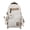 White, variant on New Large-capacity Backpack Middle School Students Schoolbag,Black