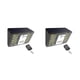 thumbnail image 3 of Monstrate Garden Solar Fence Light Pathway Stairs Outdoor Park with Step Night Yard Wall Control Remote Lamp Lighting Mounted 2piezas, 3 of 6