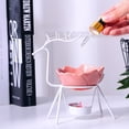 thumbnail image 1 of Fiudx Quemador de Aroma de Ciervo de Acero Inoxidable, Elegante Lámpara de Aromaterapia con Vela, Diseño Hecho a Mano, Aromaterapia y Deshumidificación, Decoración para Sala de Estar, Dormitorio, Ofi, 1 of 5