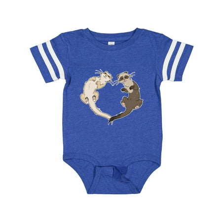 

Inktastic Cute Ferret Heart Gift Baby Boy or Baby Girl Bodysuit