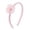 Pink, variant on Landzoo One Floral Hair Band For Girls Headband Cute Hair Hair Hoop Elastic Hairband For Daily Use Soft Stylish Basic Heardband