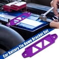 thumbnail image 2 of 1 Juego Coche Batería Sujeción Soporte Corbata Kit con 10 Pulgadas J Ganchos Púrpura, 2 of 6