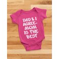 thumbnail image 4 of Tstars Boys Unisex Best Gift for Mother's Day Shirts Dad and I Agree Mom is the Best Baby Toddler Cool Cute Gift for Mom Shirts for Baby Boy Mothers Day Gift Baby Bodysuit, 4 of 6