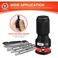 thumbnail image 3 of 3PCS Quick Release Impact Bit Holders 1/2 3/8 1/4-Inch Square Drive to 1/4-Inch Hex Socket Adapter, CR-MO Steel, Impact Wrench Ratchet Use, 3 of 7
