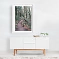 thumbnail image 2 of Untitled - Portland Oregon Photography Forest Nature Woodland Scenic Woods Autumn White Framed Wall Art Print 5 x 7 inches, 2 of 3
