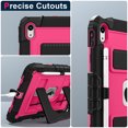 thumbnail image 3 of for iPad 9th 8th 7th Generation (10.2 inch, 2021/2020/2019) - Heavy Duty Shockproof Kid-Friendly Protective Cover, Built-in Kickstand With Shoulder Strap, 3 of 9