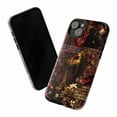 thumbnail image 3 of Romantic Gothic Art Phone Case, Vintage Renaissance Woman and Floral Collage iPhone Cover, Dark Aesthetic Protective Case for iPhone 16 15 14 13 12 11 Pro Plus Mini, 3 of 6