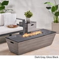 thumbnail image 3 of Noble House Langton Foyer 56 Pouces avec Support de Réservoir en Gris Foncé et Noir, 3 of 24