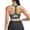 Turquoise, variant on Women’s Medium Support Sports Bra Adjustable Racerback Yoga Bra with Removable Pads
