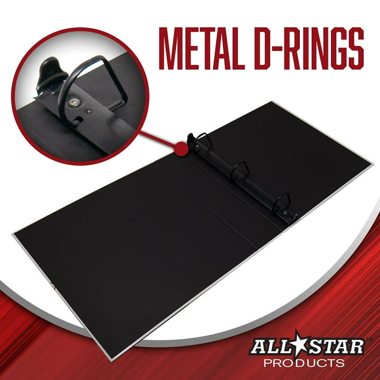 Baseballz 3-Ring Binder - Textured Baseball Card Holder - Baseball Card Binder