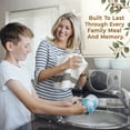 thumbnail image 5 of American Soft Linen 100% Cotton Soft & Absorbent 4-Pack Dish Cloths - 20x28 Inches for Kitchen Cleaning, Drying, and Wiping, Gray, 5 of 8