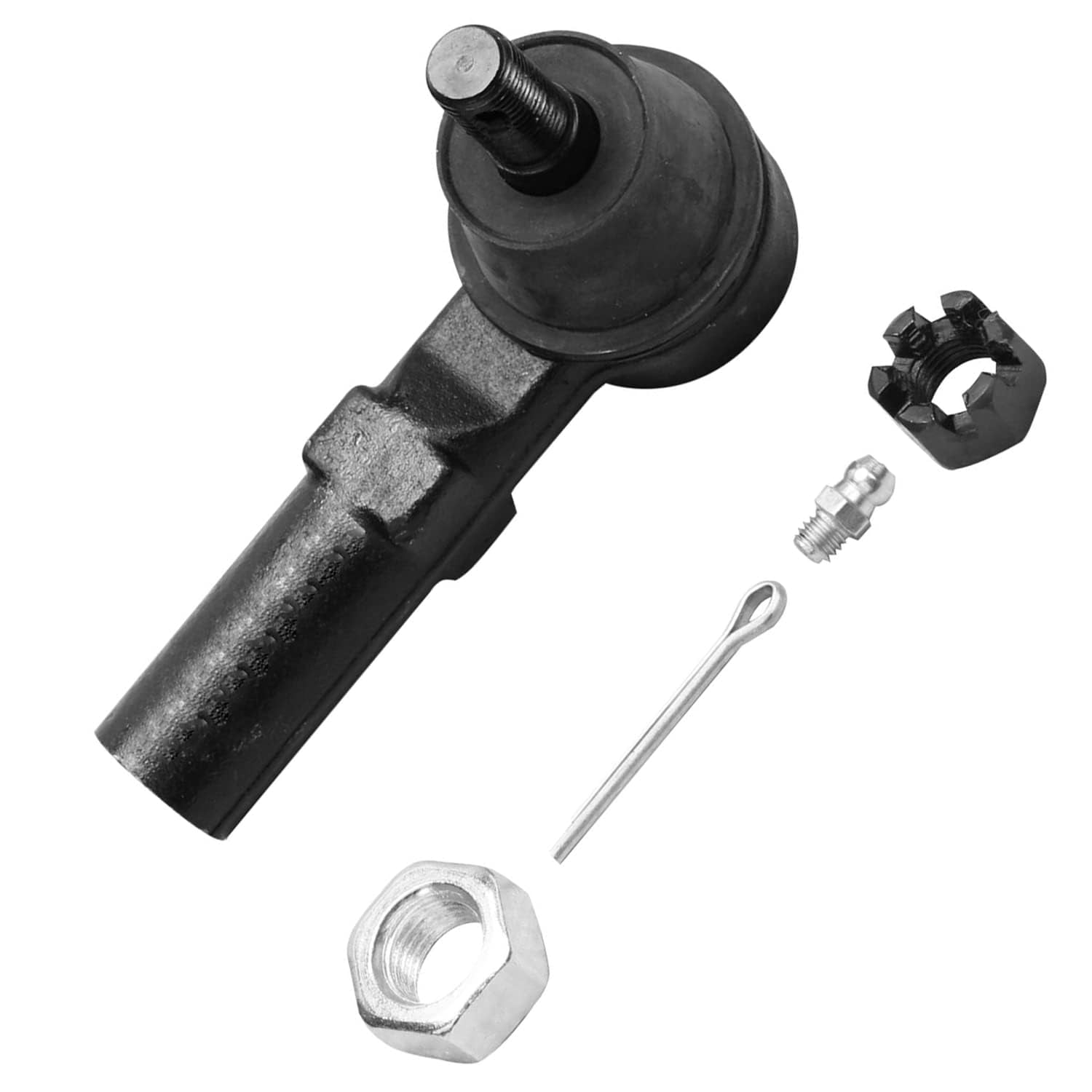 Detroit Axle - Front 6pc Tie Rods Kit for 02-06 Nissan Altima, 04-08 Maxima, 4 Inner Outer Tie Rod Ends 2 Boots 2004 2005 2006 Replacement
