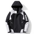 thumbnail image 2 of WTOBBY Ladies' Loose Comfortable Windproof Waterproof Outdoor Jacket, Ideal for Casual Fashion, Hiking, and All-Season Use,Black M, 2 of 5