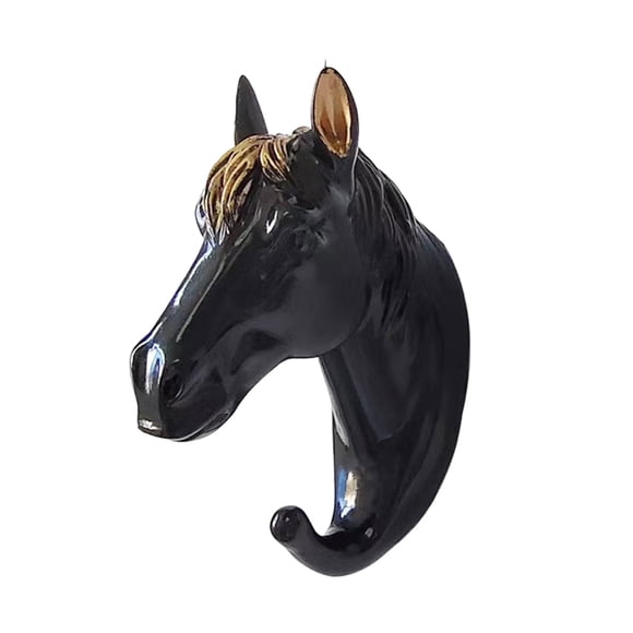 Naiovety Gancho único para llaves de ciervo, gancho para colgar en la pared con cabeza de Animal a la moda, artículo de almacenamiento, Almacenamiento y organización del hogar Ma Hei