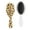 White-328, variant on Papaya Hair Brush, Tropical Fruit Print Detangling Paddle Brush, Cute Kawaii Papaya Lover Design, Classic Exotic Pattern, Soft Bristle Brush for All Hair Types