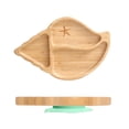 thumbnail image 1 of Assiette Compartimentée pour Bébé en Forme de Conque avec Base à Succion et Ensemble de Cuillères pour Tout-Petits et Entraînement à l'Auto-alimentation, 1 of 6