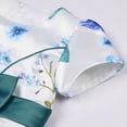 thumbnail image 3 of Girls Pageant Party Dresses Kid Floral Print Formal Dress For 3-9Y, 3 of 6