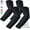 Black, variant on 2 Pairs Sun Protection Sleeves, Sleeves to Cover Arms for Men Women, Outdoor Nylon Cooling Arm Sleeves for Cycling Basketball Volleyball