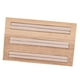 thumbnail image 5 of 3 Ranuras Rectangular Pendientes Bandejas Exhibición de con Organizador Caja de Almacenamiento Soporte - beige beige BLESIY Soporte para anillos que muestra la placa, 5 of 8