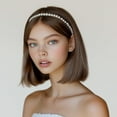 thumbnail image 3 of HBlife Fashion Pearl Non Slip Knotted Headband in Solid for Woman Girls, Brown, 8 Pack, 3 of 7