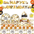 thumbnail image 1 of Suministros para fiestas de cumpleaños con temática de vehículos de ingeniería de construcción, vajilla desechable, plato de papel, vaso de papel, mantel, excavadora, globo, 1 of 1