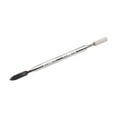 thumbnail image 4 of Roller de cuero Roller Pen doble Cabeza lisa Pintura de pintura Herramienta de impresión de borde de rodillo Pequeño Portable para bolsas facilitando Plata, 4 of 8