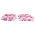 thumbnail image 6 of ToppiJoy 15*15in Artificial Flower Wall Panels, Reusable Artificial Floral Backdrop for Wedding Party Home Photo Background Photography (6Pcs, White+Pink), 6 of 15