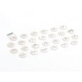 thumbnail image 5 of JUNWELL 1Pc Fashion Round Stainless Steel A-Z Initial Weaving Can Adjust Bracelet For Men, 5 of 5