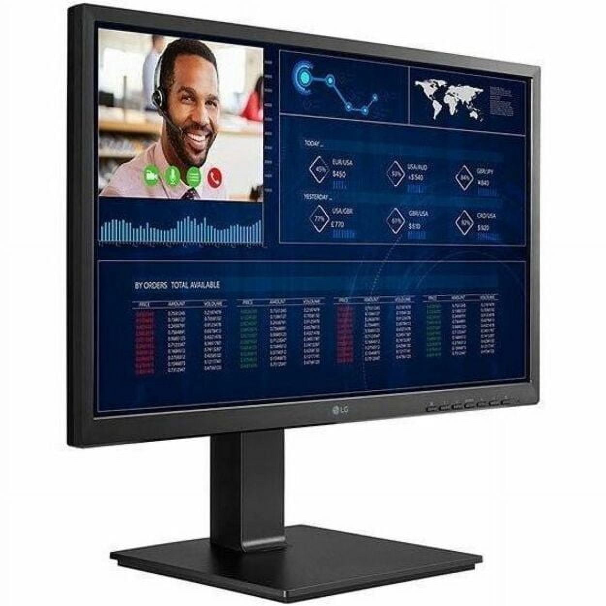 LG 23.8" Full HD All-In-One Thin Client Computer, Intel Celeron N5105, 8GB RAM, 16GB SSD, 24CR660NK-6P
