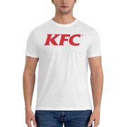 Kfc Logo Men'S Basic Short Sleeve T-Shirt Vogue White X-Large