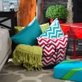 thumbnail image 3 of Surya Solid Luxe HH-041 18 x 18" Square Fabric Pillow Kit in Teal Blue, 3 of 3