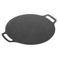 thumbnail image 1 of 38Cm Thick Cast Iron Frying Pan Flat Pancake Griddle Non-Stick Bbq Grill Induction Cooker Open Flame Cooking Pot, 1 of 5