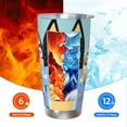 thumbnail image 6 of Masiiu Bluey Print 20OZ Car Cup for Travel, Insulated Stainless Steel Cup, Leak-Proof Lid with Straw and Direct Drinking Opening-Straw Three-piece Set, 6 of 8