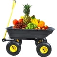 thumbnail image 5 of Garden cart Dump Truck with air Wheel for Gardens, Farms, etc (Black), 5 of 5