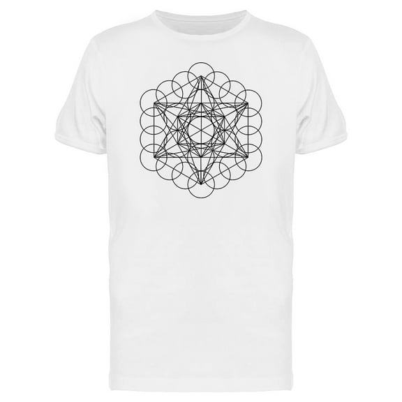 Metatron Black Mandala Tee Men's -Image by Shutterstock