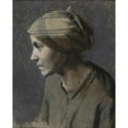 thumbnail image 3 of Paul-Albert Bartholomé 12x14 Black Modern Framed Museum Art Print Titled - Peasant (1882), 3 of 5