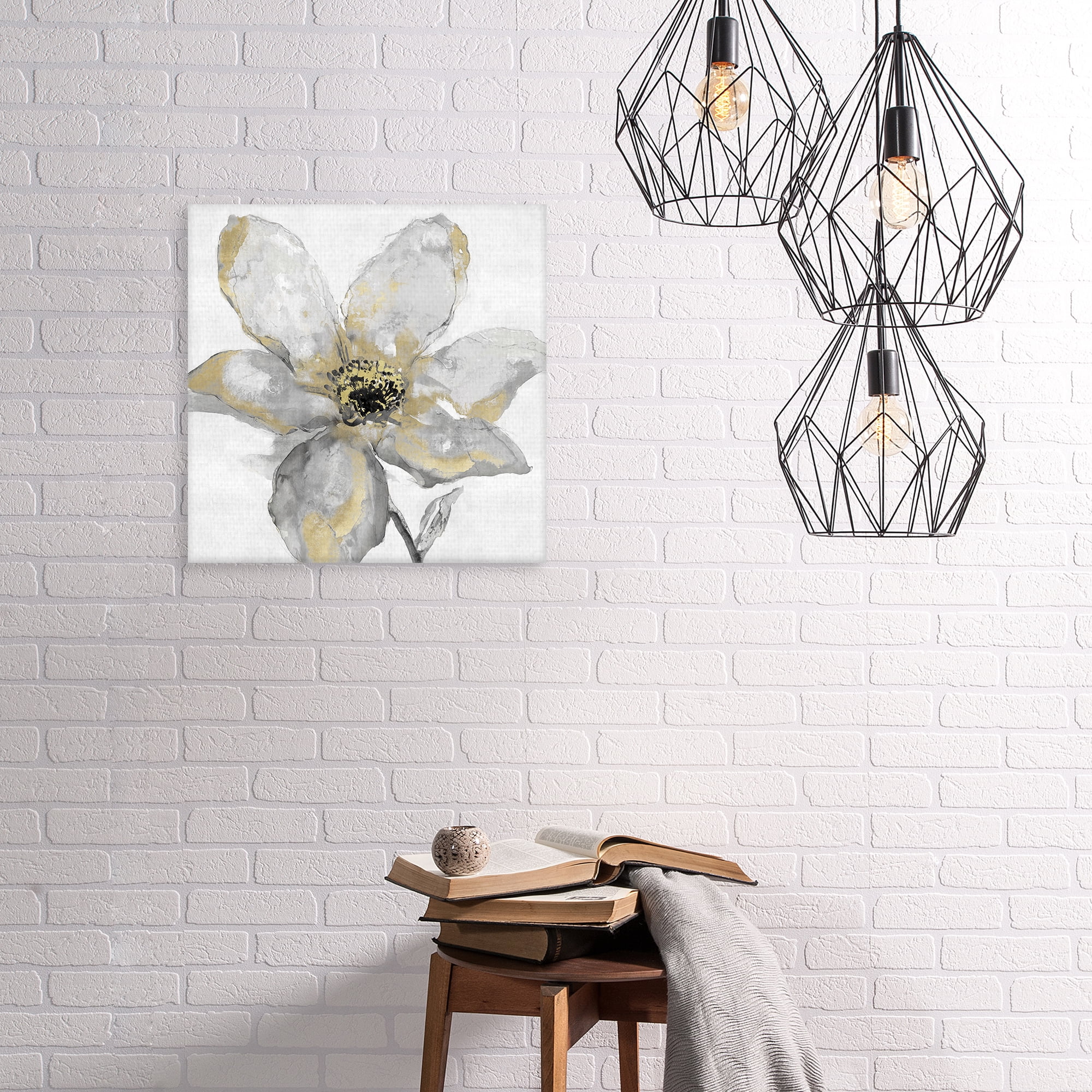 Petals and Gold by Tania Bello Floral Canvas Art