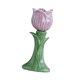 thumbnail image 4 of Candelabro Candelabro Candelabro Decoración del hogar para velas cónicas Decoración moderna Púrpura, 4 of 9